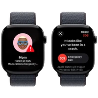 Pametni ura APPLE Watch S10 46mm Črn, črn najlonski trak (MWWR3QF/A)