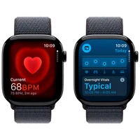 Pametni ura APPLE Watch S10 46mm Črn, črn najlonski trak (MWWR3QF/A)