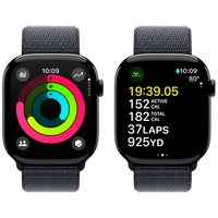 Pametni ura APPLE Watch S10 46mm Črn, črn najlonski trak (MWWR3QF/A)