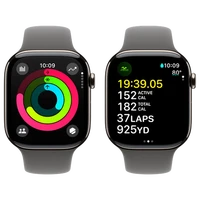 Pametni watch APPLE Watch S10 4G 46mm Naravna Titan, Siva Guma Zaponka S/M (MWY93QF/A)