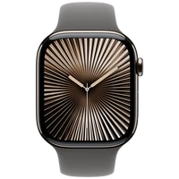 Pametni watch APPLE Watch S10 4G 46mm Naravna Titan, Siva Guma Zaponka S/M (MWY93QF/A)