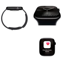 Pametni tri Angel Watch S10 4G 46mm Slate Titanium, Black Rubber Strap M/L (MWYE3QF/A)
