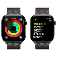 Pametna ura APPLE Watch S10 4G 46mm Slate Titanium, Siva Milanese naramnica M/L (MWYW3QF/A)