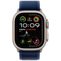 Pametni ura APPLE Watch Ultra 2 Titan, Modra Tkaninska Zapestnica S/M (MX4J3NF/A)