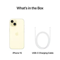 Mobilni telefon APPLE iPhone 15 128GB, 6.1", Rumena (MTP23)