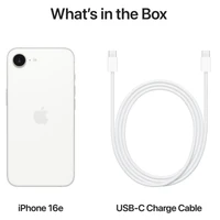Mobilni APPLE iPhone 16e 256GB, 6.1", Bele (MD1W4)