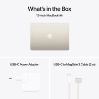Prenosnik APPLE MacBook Air (2025) 13.6", M4, 10C/8G, 16/256GB, Starlight, IT KB (MW0Y3)