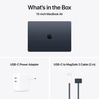 Laptop APPLE MacBook Air (2025) 15.3", M4, 10C/10G, 16/512GB, Midnight, IT KB (MW1M3)