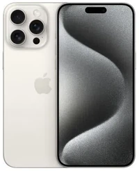 Mobilni telefon APPLE iPhone 15 PRO MAX 256GB, 6.7", Bel Titanij (beli)