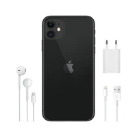 Mobilni telefon APPLE iPhone 11 128GB, 6.1", črn (MHDH3)