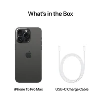 Mobilni telefon APPLE iPhone 15 Pro Max, 512GB, 6.7", Črni Titan (MU7C3)
