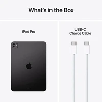 Tablet APPLE iPad Pro (2024) 11", 512GB, Cellular, M4, Standard glass, Space Black (MVW33)
