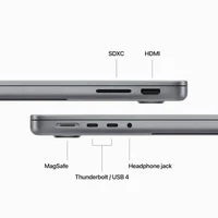 Laptop APPLE MacBook Pro (2024) 14", M3 8C/10G 16GB/1TB, Space Grey, IT KB (MXE03)