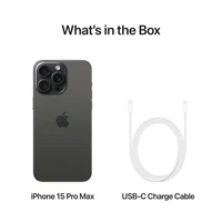 Mobilni APPLE iPhone 15 Pro Max, 1TB, 6.7", Črni titan (MU7G3)