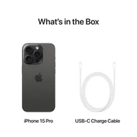 Mobilni telefon APPLE iPhone 15 Pro 1TB, 6.1", Črna titana (MTVC3)