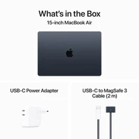Laptop APPLE MacBook Air (2024) 15.3", M3 8C/10G 16GB/512GB, Midnight, IT KB (MXD43)