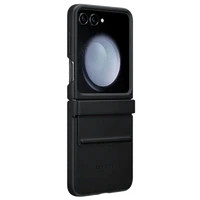 Maskica SAMSUNG Leather Back Cover Črna SAMSUNG Galaxy Z Flip 5 (EF-VF731PBEGWW