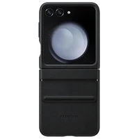 Maskica SAMSUNG Leather Back Cover Črna SAMSUNG Galaxy Z Flip 5 (EF-VF731PBEGWW
