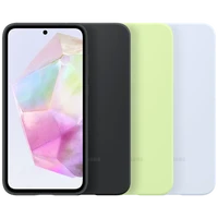 Maskica SAMSUNG Silikonska Zadnja Ohišje Črna SAMSUNG Galaxy A35 5G, (EF-PA356TBEGWW