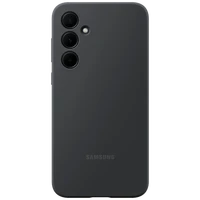 Maskica SAMSUNG Silikonska Zadnja Ohišje Črna SAMSUNG Galaxy A35 5G, (EF-PA356TBEGWW