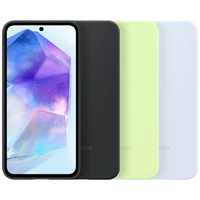 Maskica SAMSUNG Silikonska Zadnja Dvostranska Črna SAMSUNG Galaxy A55 5G, (EF-PA556TBEGWW