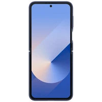 Maskica SAMSUNG Silikonska zadnja prevleka z obročem temno modra SAMSUNG Galaxy Z Flip 6