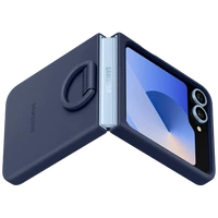 Maskica SAMSUNG Silikonska zadnja prevleka z obročem temno modra SAMSUNG Galaxy Z Flip 6