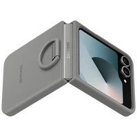 Maskica SAMSUNG Silikonska Zadnja Ohišja s Prstanom Sivo SAMSUNG Galaxy Z Flip 6 (EF-P