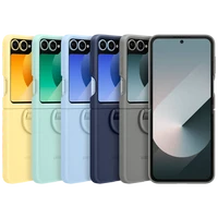 Maskica SAMSUNG Silikonska Zadnja Ohišja z Obrokom Rumena SAMSUNG Galaxy Z Flip 6 (EF
