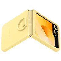 Maskica SAMSUNG Silikonska Zadnja Ohišja z Obrokom Rumena SAMSUNG Galaxy Z Flip 6 (EF
