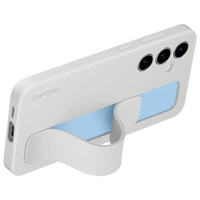 Maskica SAMSUNG Standing Grip Silikonska Zadašna Ohišja Sivo SAMSUNG Galaxy S24 FE (EF