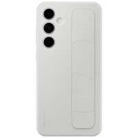 Maskica SAMSUNG Standing Grip Silikonska Zadašna Ohišja Sivo SAMSUNG Galaxy S24 FE (EF