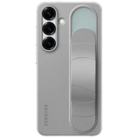 Maskica SAMSUNG Standing Grip Silikonska Zadnja Ohišje Sivo SAMSUNG Galaxy S25 (EF-GS
