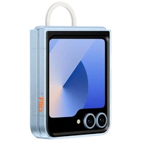 Maskica SAMSUNG TPU Zadnji Pokrov z Obročem Prosojna SAMSUNG Galaxy Z Flip 6 (EF