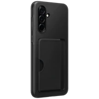 Maskica SAMSUNG TPU Slot za kartico Zadnja prevleka Črna SAMSUNG Galaxy A36 5G (EF-OA366TB