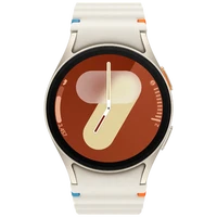 Pametni ura SAMSUNG Galaxy Watch 7 40mm Bež (Bela gumirana zapestnica) (SM-L300NZEAE