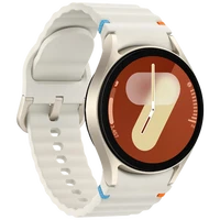 Pametni ura SAMSUNG Galaxy Watch 7 40mm Bež (Bela gumirana zapestnica) (SM-L300NZEAE