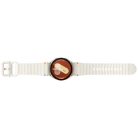 Pametni ura SAMSUNG Galaxy Watch 7 40mm Bež (Bela gumirana zapestnica) (SM-L300NZEAE