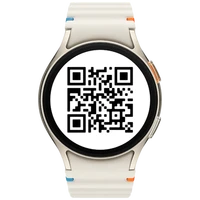 Pametni ura SAMSUNG Galaxy Watch 7 40mm Bež (Bela gumirana zapestnica) (SM-L300NZEAE